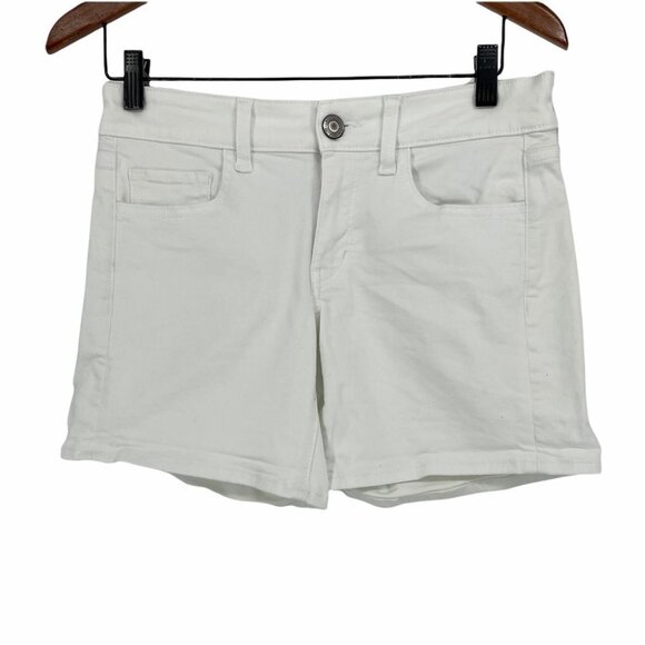 American Eagle AEO  Twill stretchy white shorts - Picture 1 of 12